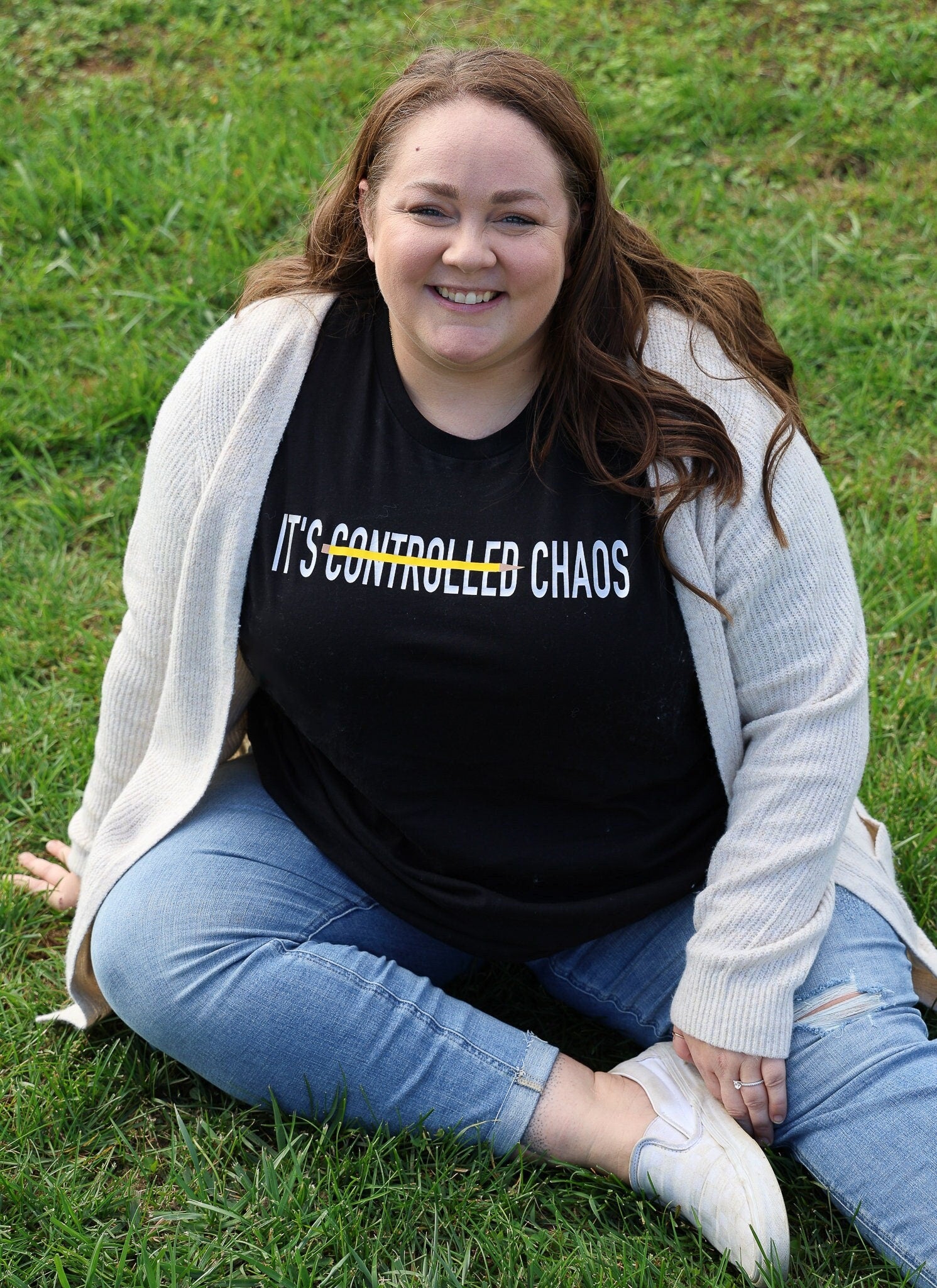 Controlled Chaos Teacher Tee